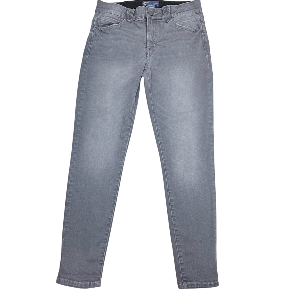 Democracy Absolution Gray‎ Skinny Jeans Women's 8P Petite Stretch